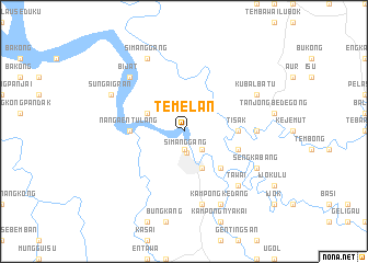 map of Temelan