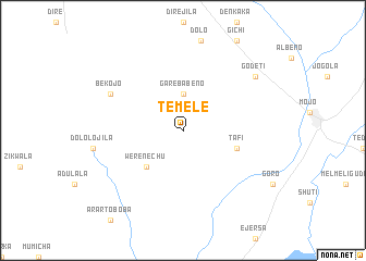 map of Temelē