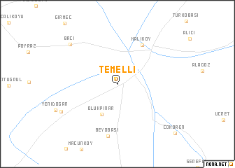 map of Temelli