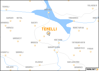 map of Temelli