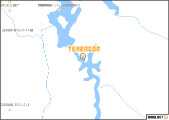 map of Temengor