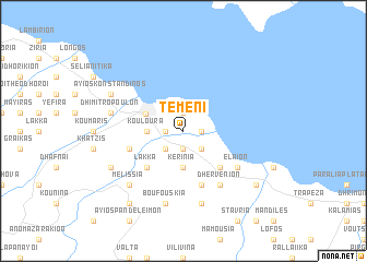 map of Témeni