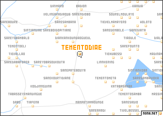 map of Témento Diaé