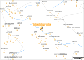 map of Temenū\