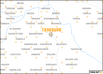 map of Téméoura