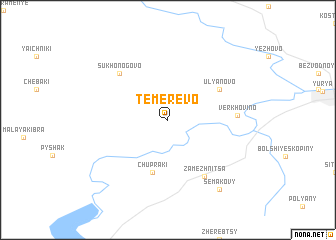 map of Temerëvo