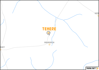 map of Temere