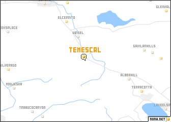 map of Temescal