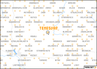 map of Temešvár