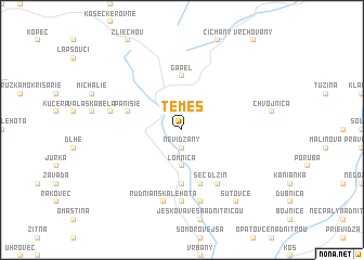 map of Temeš