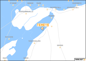 map of Témèye