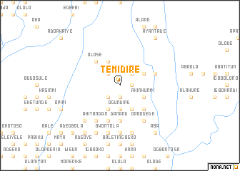 map of Temidire