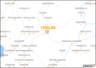 map of Temilpa