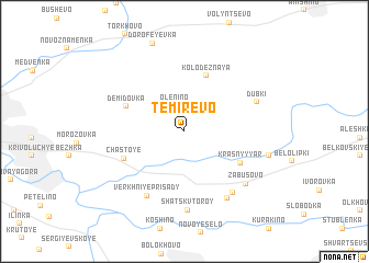 map of Temirëvo