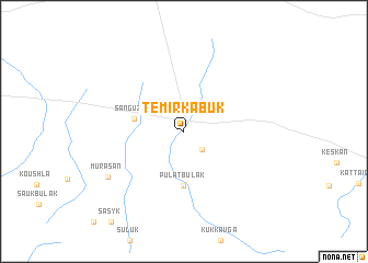 map of Temir-Kabuk
