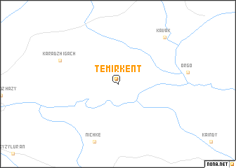 map of Temirkent