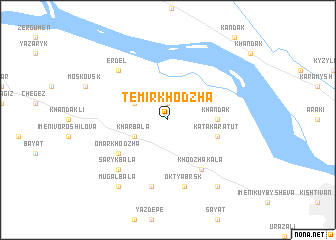 map of Temir-Khodzha