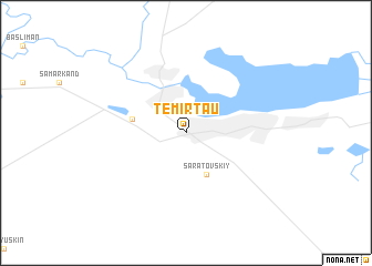 map of Temirtau