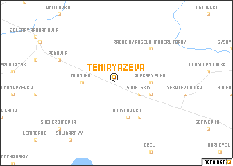 map of Temiryazeva