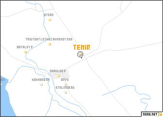 map of Temir