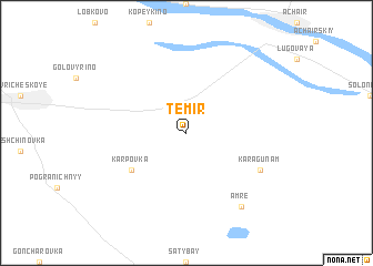 map of Temir