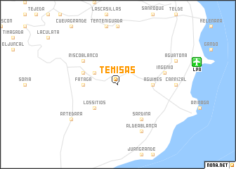 map of Temisas