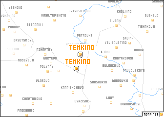 map of Tëmkino