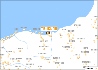 map of Temkuna