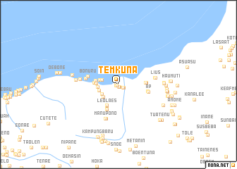 map of Temkuna