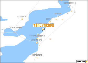 map of Temlyakovo