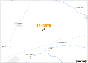 map of Tëmnaya