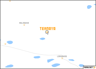 map of Tëmnaya