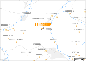 map of (( Temnosov ))