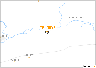 map of Tëmnoye