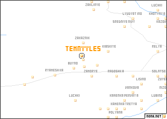 map of Tëmnyy Les