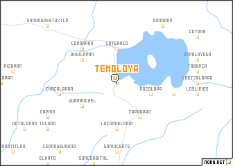 map of Temoloya