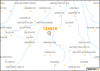 map of Temoya