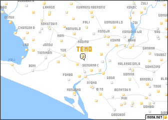 map of Temo