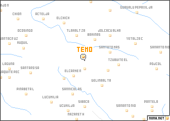 map of Temó