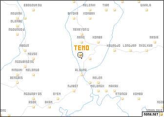 map of Témo