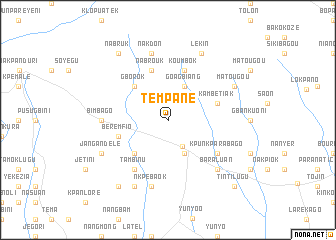 map of Tempane