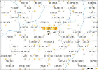 map of Tempane