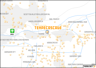 map of Tempe Cascade