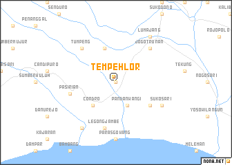 map of Tempeh-lor