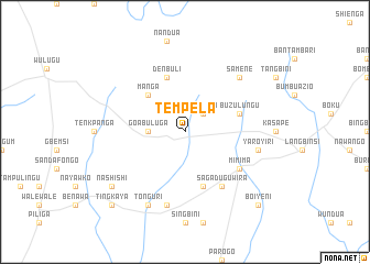 map of Tempela