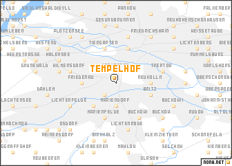 map of Tempelhof