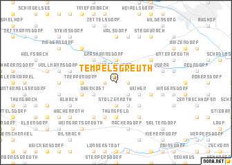 map of Tempelsgreuth