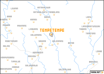 map of Tempetempe