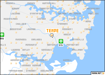 map of Tempe