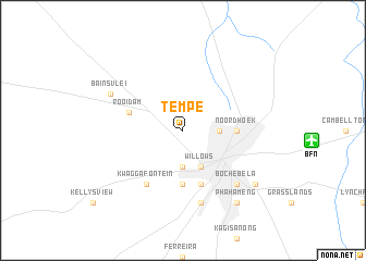 map of Tempe